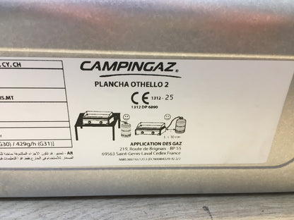 Campingaz Plancha Othello 2 Gas-Kochplatte, Grillplatte, 6 KW, I39022
