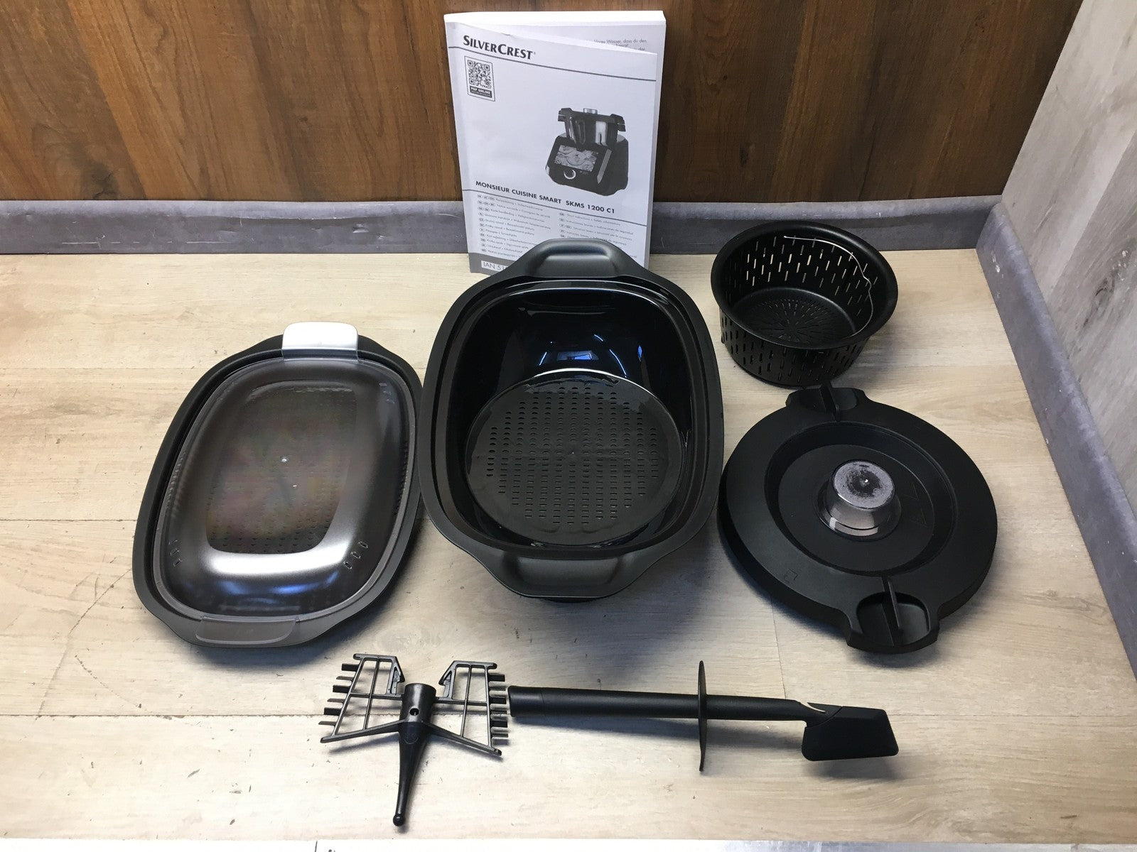 Silvercrest Monsieur Cuisine Smart Küchenmaschine SKMS 1200 C1, 1200 W, I37809