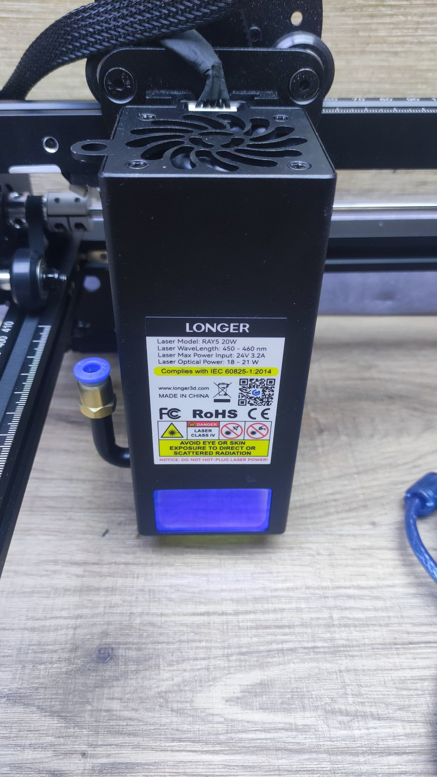 Longer RAY5 Laser Graviermaschine, 20W Laser-Ausgangsleistung, I37471