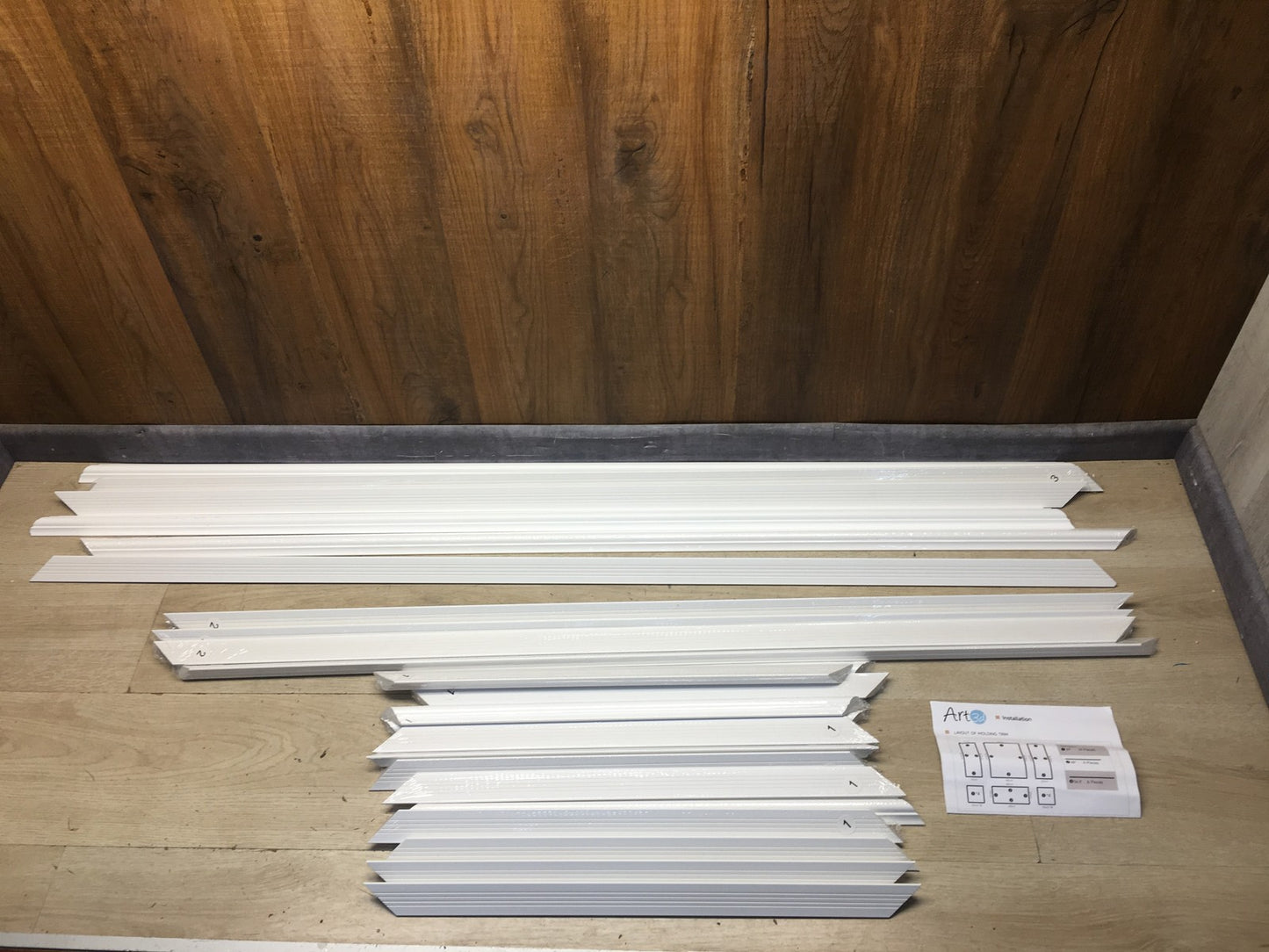 Art3d Vorgeschnittenes Wandform-Set, 6-teilig, I38629
