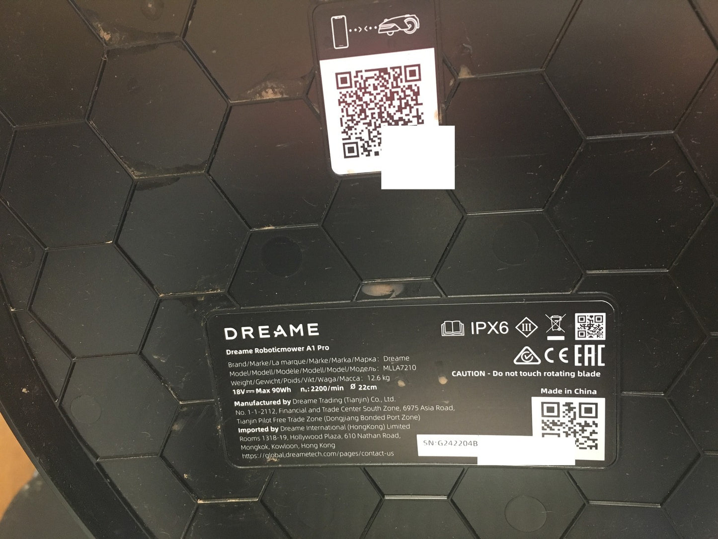 DREAME Intelligenter Mähroboter A1 Pro bis 2000m² 3D Sensor (MLLA7210) I38110