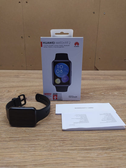 HUAWEI Watch Fit 2 Active Smartwatch YDA-B09S, schwarz, I39229