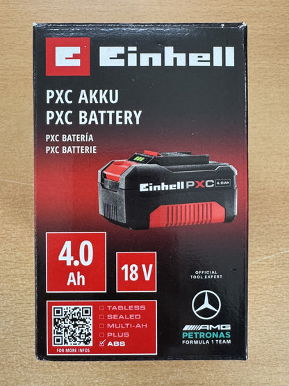 Einhell 18V 4,0 Ah SEALED Akku, wasser- & staubgeschützt, I40932