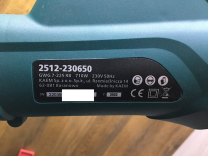 Gröne GWG 7-225 RB Wand Deckenschleifmaschiene 710W I34996