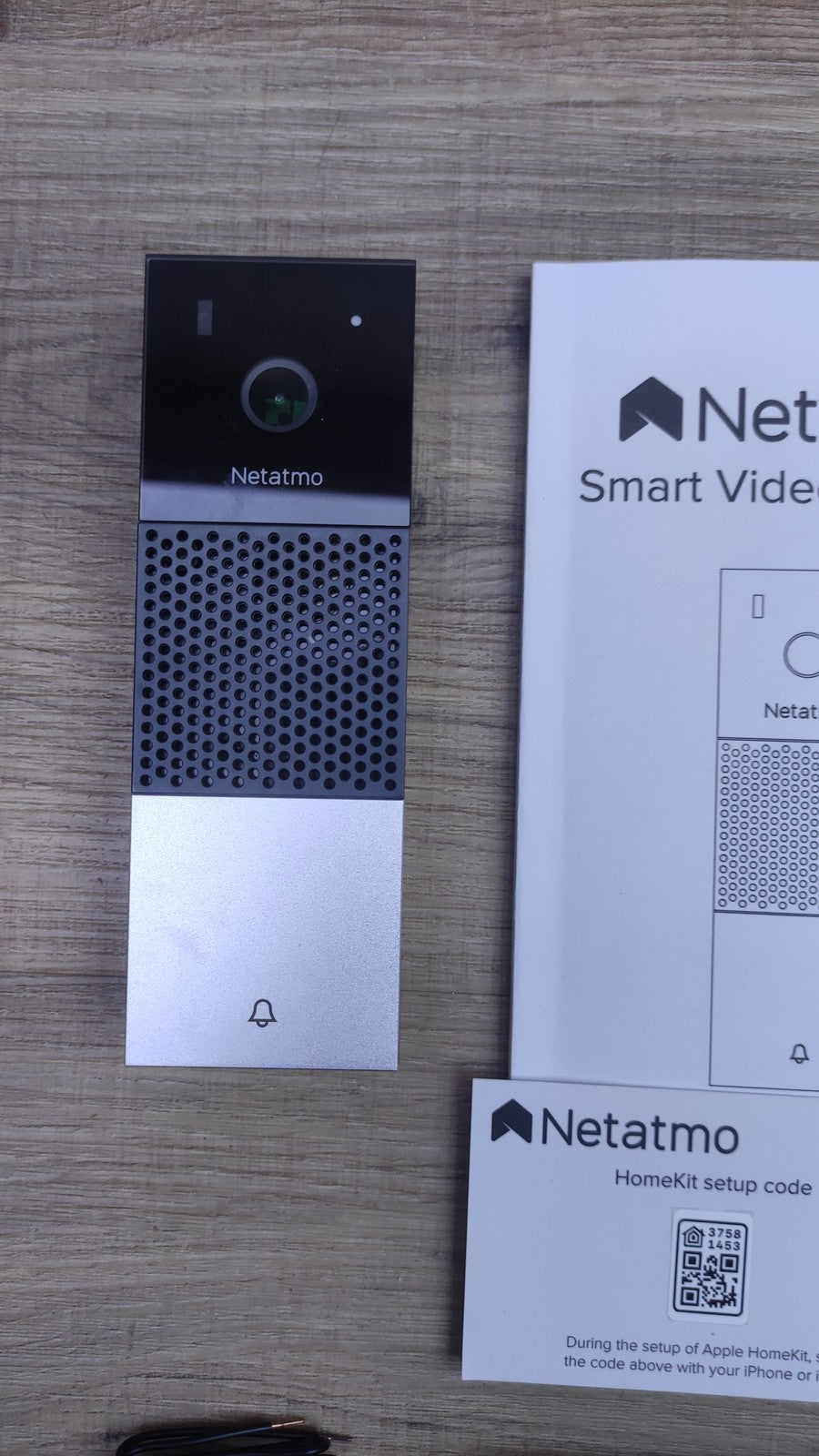 Netatmo Smarte Video-Türklingel mit Kamera, WLAN, 2-Wege-Audio, I34798
