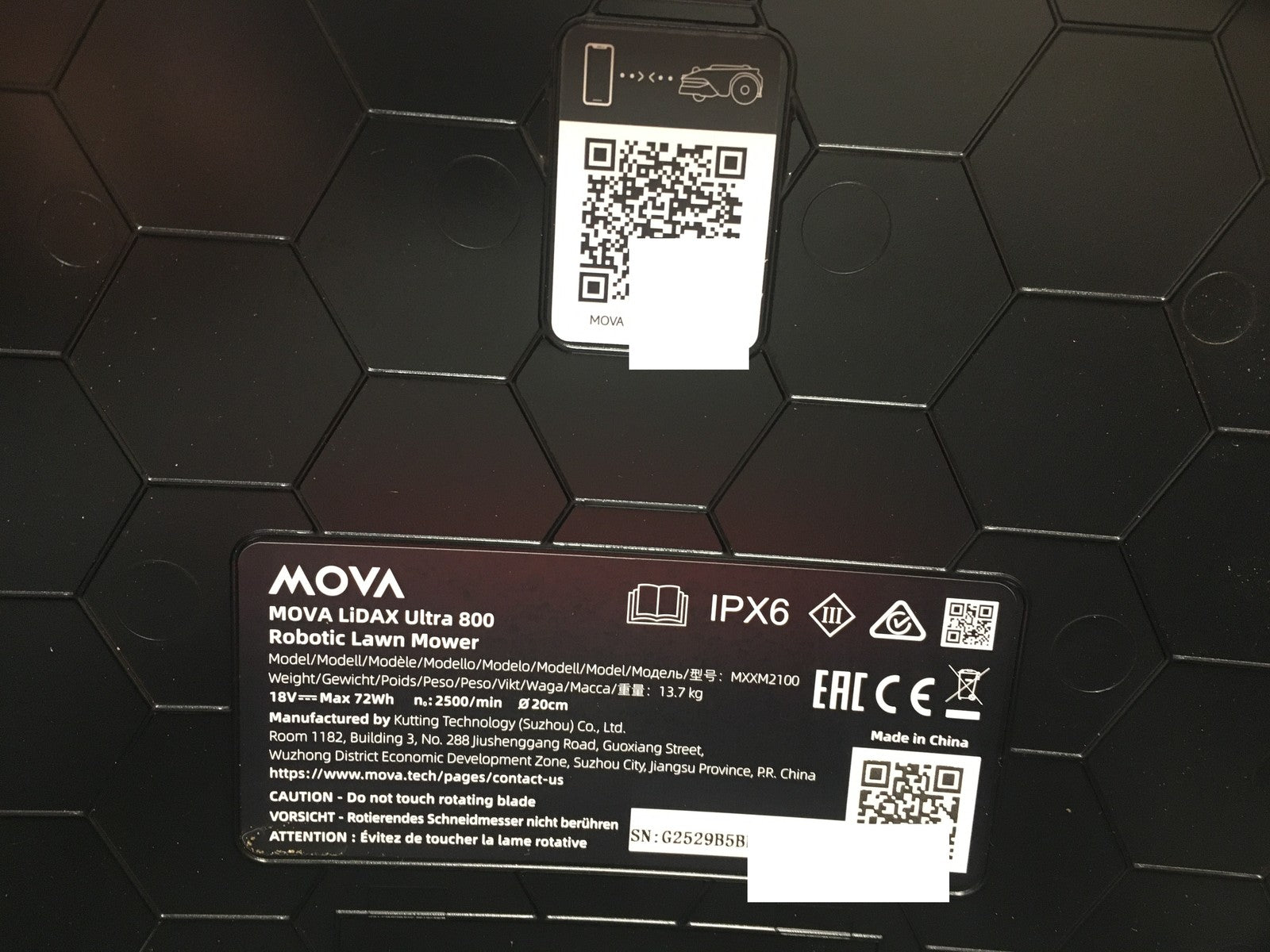 MOVA LiDAX Ultra 800 Mähroboter ohne Begrenzungskabel (MXXM2100), I38900