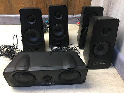Trust Gaming 21738 GXT 658 Tytan 5.1 Lautsprecher mit Subwoofer, I36723