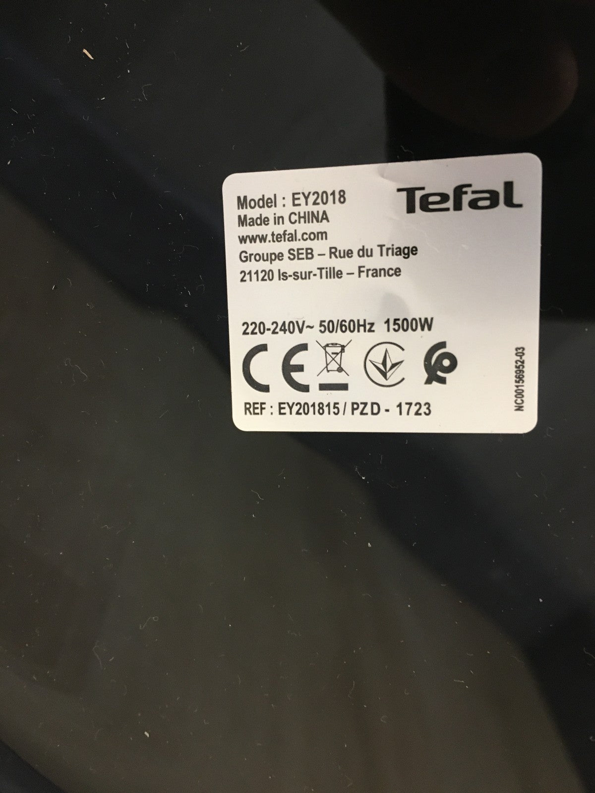 Tefal EY2018 Easy Fry Classic Heißluftfritteuse, 1500 W, 4,2 L, I37639