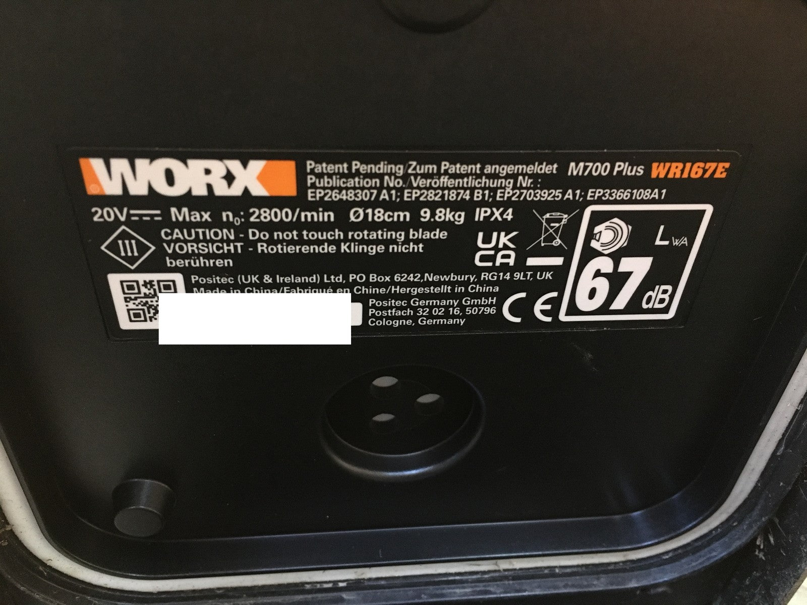WORX Landroid M700 PLUS WR167E Mähroboter für Gärten bis 700 qm, I37355