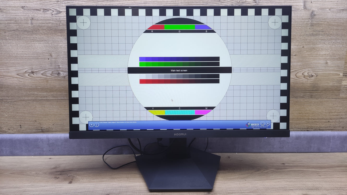 Koorui 25E3A Monitor 24.5" FHD 1920x1080 IPS HDMI DP NVIDIA G-Sync 170Hz 1ms