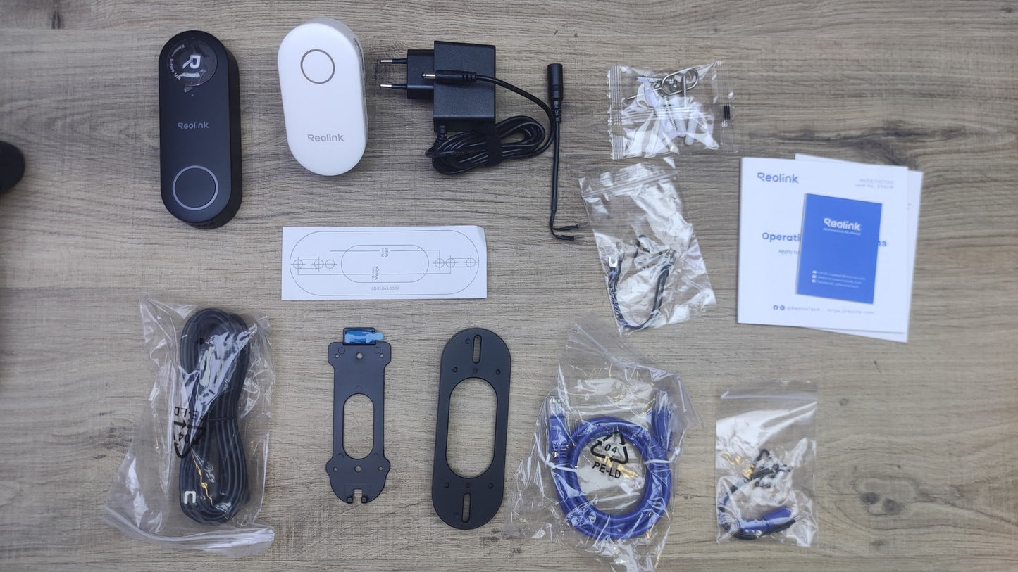 Reolink Video Doorbell WiFi Video-Türklingel mit Chime, I38596