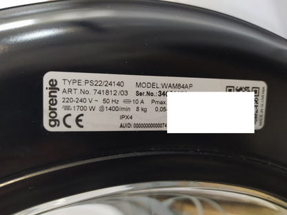 Gorenje WAM84AP Waschmaschine 8 kg EEK: A I34783