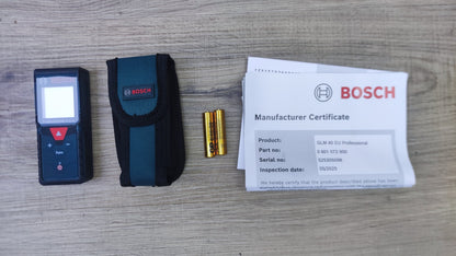 Bosch Professional GLM 40 Laser-Entfernungsmesser inkl. Tasche, I38086
