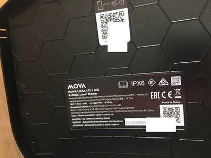MOVA LiDAX Ultra 800 Mähroboter ohne Begrenzungskabel (MXXM2100), I38614