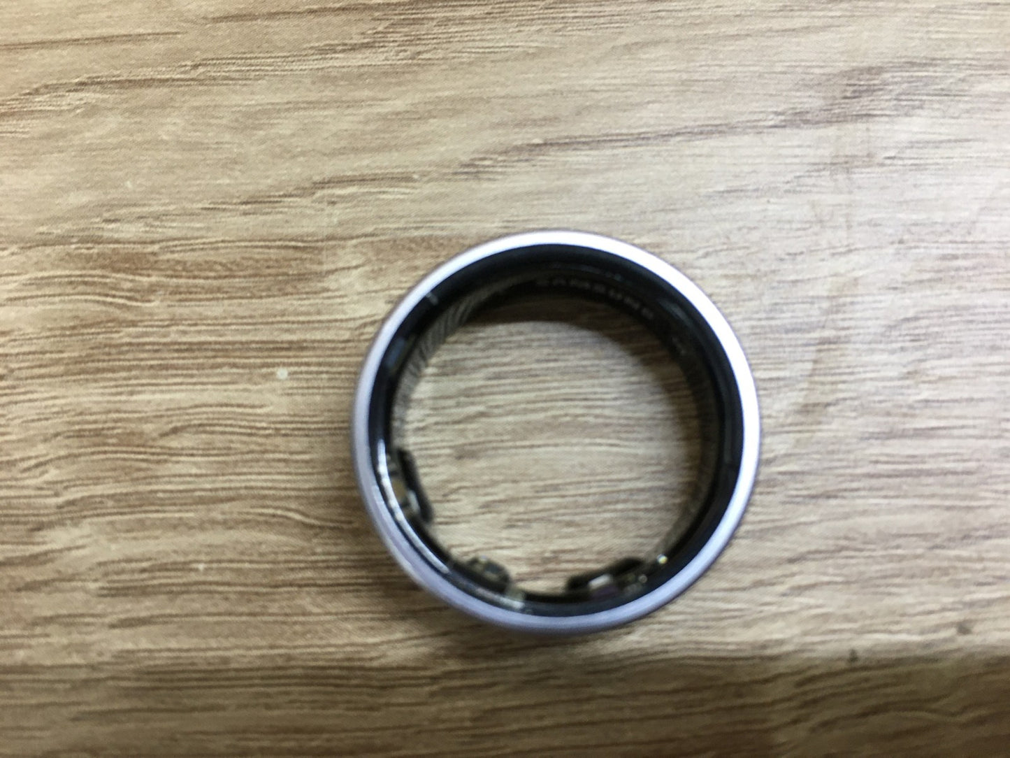 Samsung Galaxy Smart Ring Titanium Silver SM-Q500, Größe 10 (US), I39764