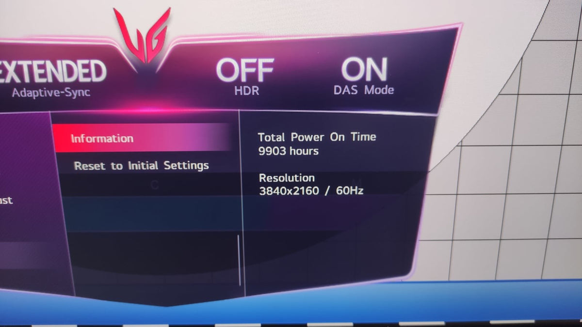 LG UltraGear 27GR93U-B 4K Monitor 27" UHD 3840x2160 HDR NVIDIA G-Sync 144Hz 1ms