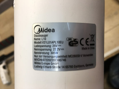 Midea L10 Akku-Stabstaubsauger V21L01APL10EU, I39096
