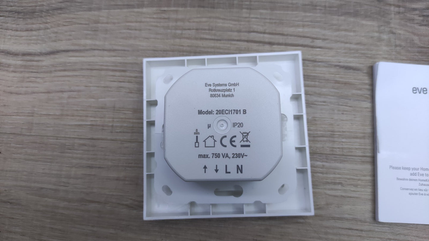 Eve Shutter Switch Smarte Rollladensteuerung mit integrierten Zeitplänen, I35239