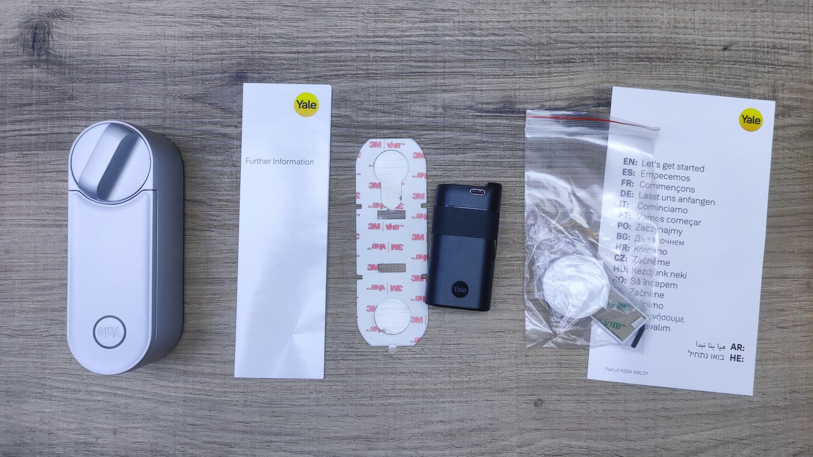 Yale Linus Smart Lock L2 Intelligentes Türschloss Silber SL-103 I37230