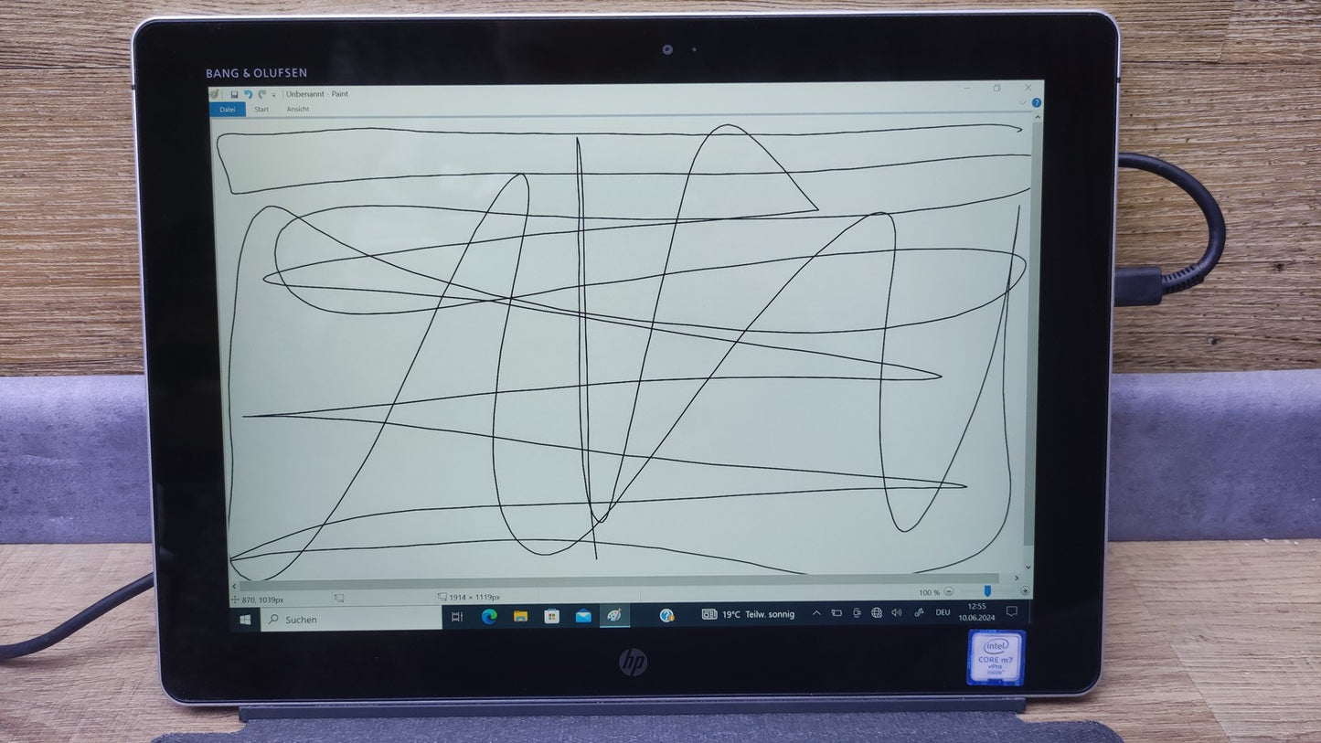 HP Elite x2 1012 G1 Tablet 2-in-1 Touch 12" 1920x1280 M7-6Y57 8GB 512GB SSD WiFi