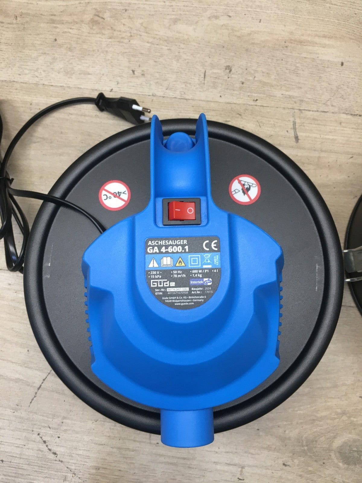 Güde 17015 Aschesauger GA 4-600.1, 600 W, I37902