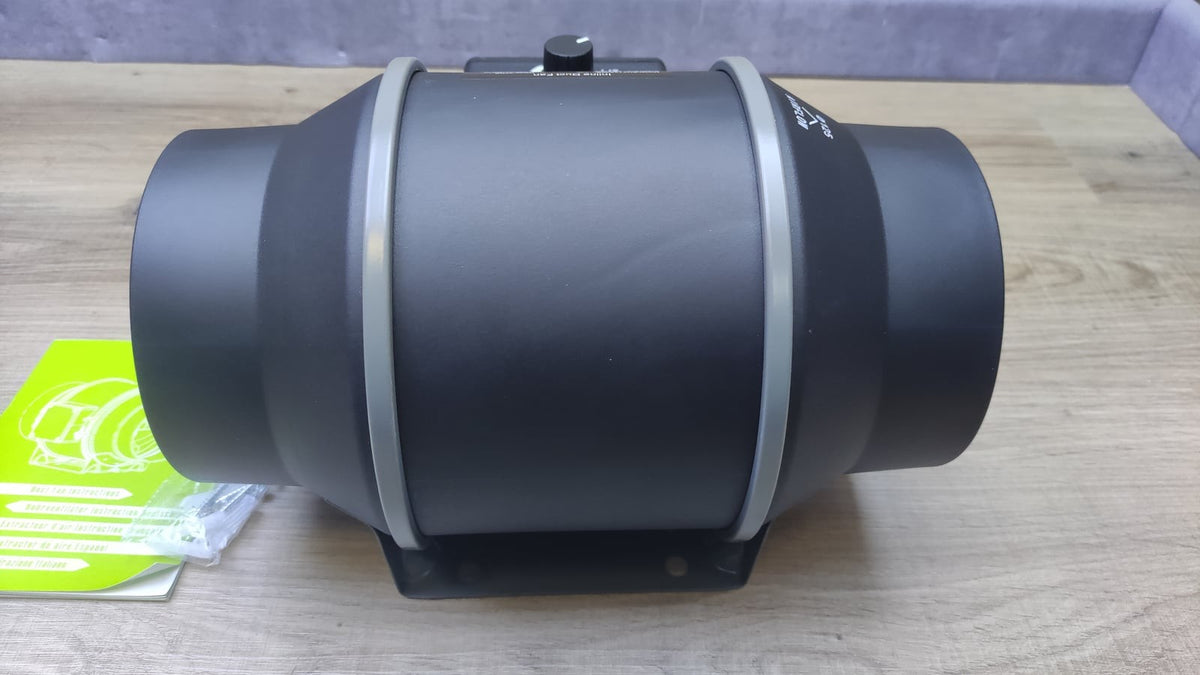 Aygrochy EUT125-MS Rohrventilator, 416 Kubikmeter pro Stunde