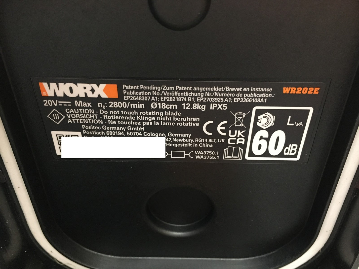 WORX Landroid Vision S250 Mähroboter ohne Begrenzungskabel WR202E, I37835