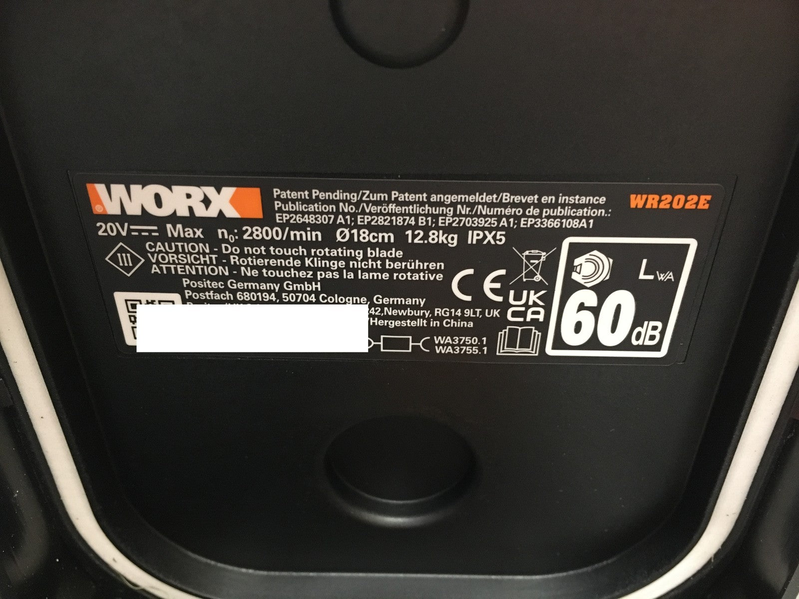 WORX Landroid Vision S250 Mähroboter ohne Begrenzungskabel WR202E, I37835