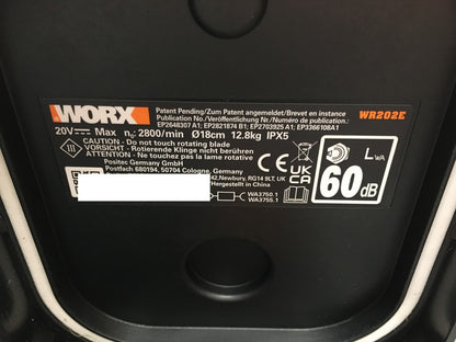 WORX Landroid Vision S250 Mähroboter ohne Begrenzungskabel WR202E, I37835
