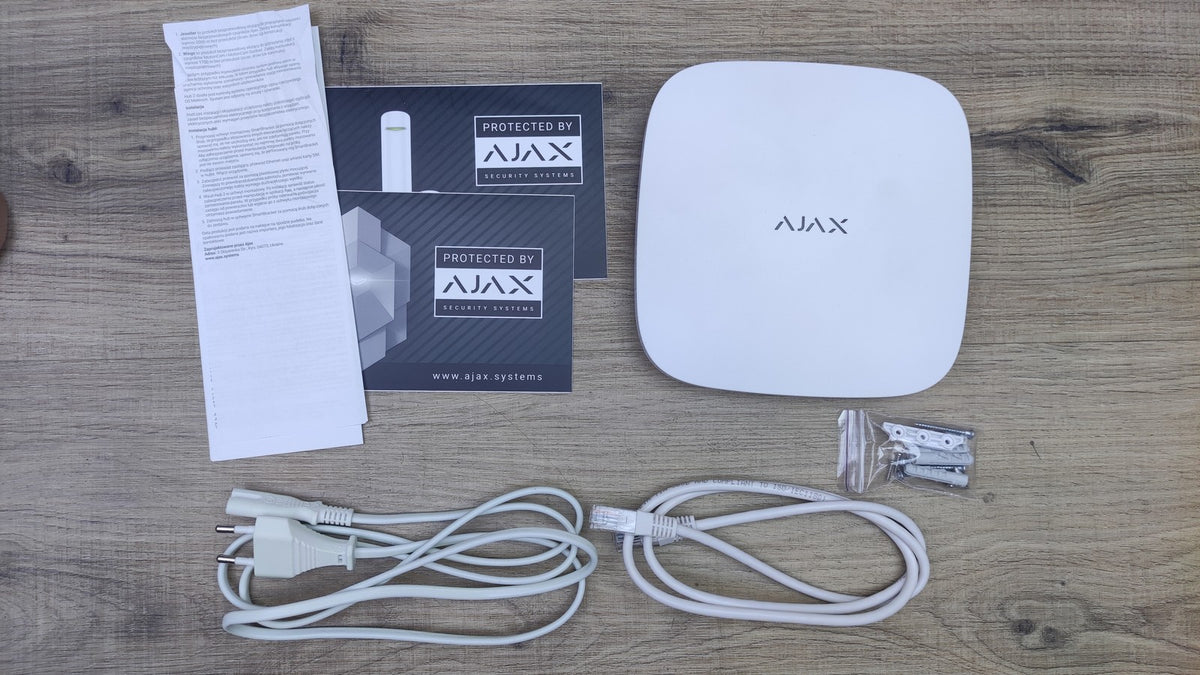 AJAX Hub 2 (2G) Alarmzentrale 38239.40.WH1 drahtlos weiß, I40875