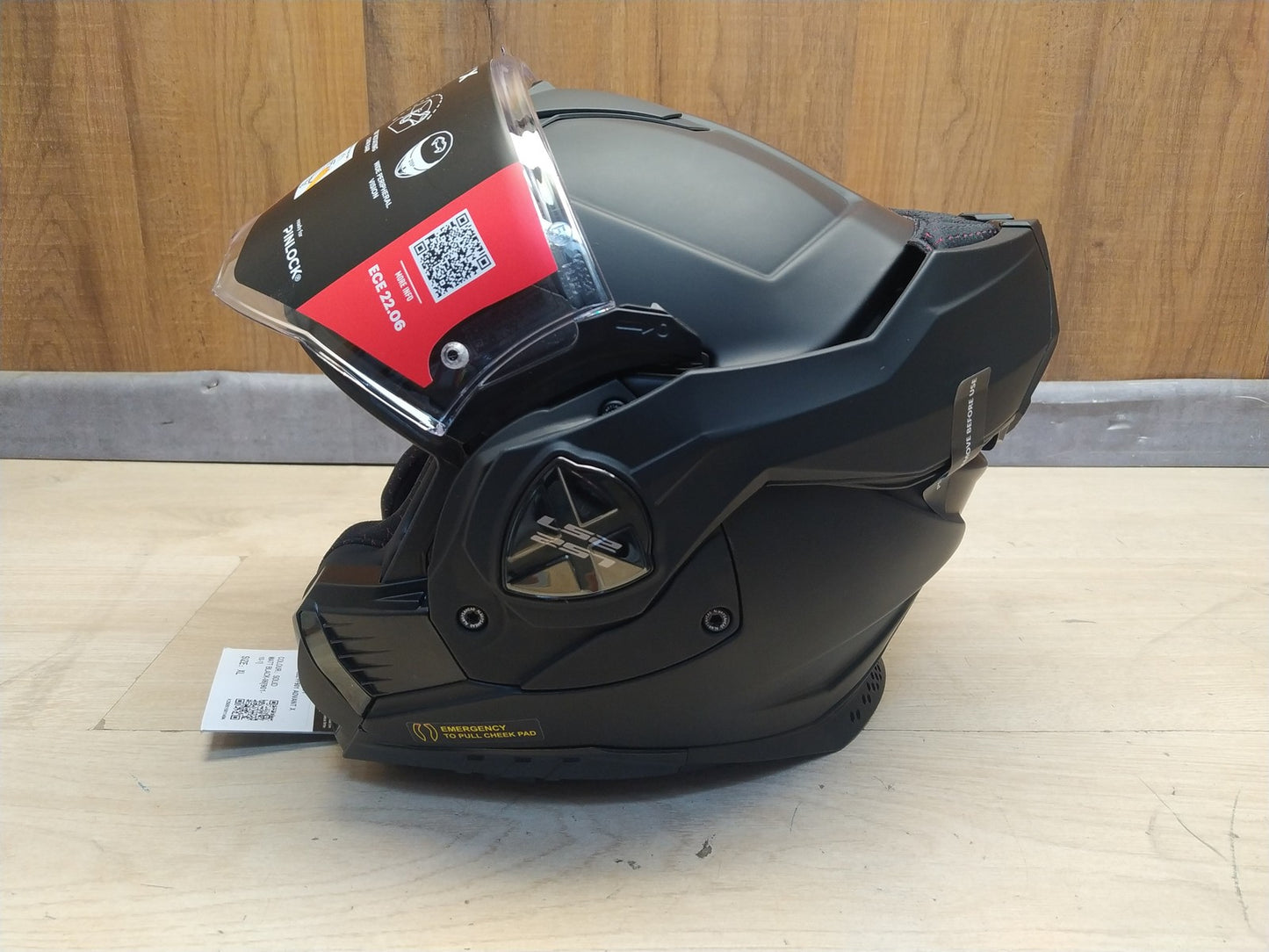 LS2 FF901 ADVANT-X Klapphelm Motorrad schwarz matt Größe XL (61-62) I37738