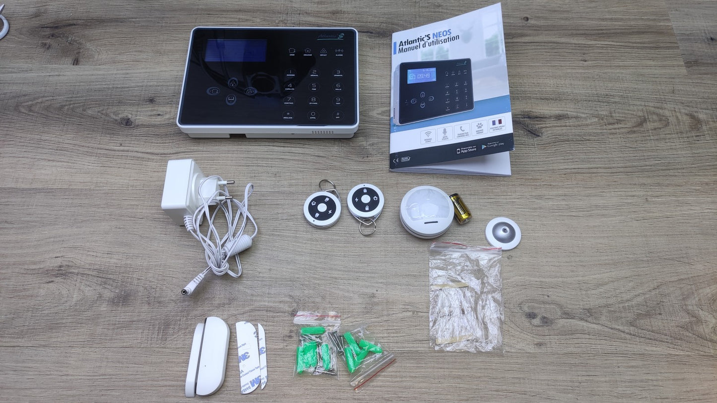 Atlantic'S NEOS Drahtloser Hausalarm Set, I36880