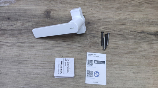 SIEGENIA Smarter Fenstergriff signalweiß Matter, I40534