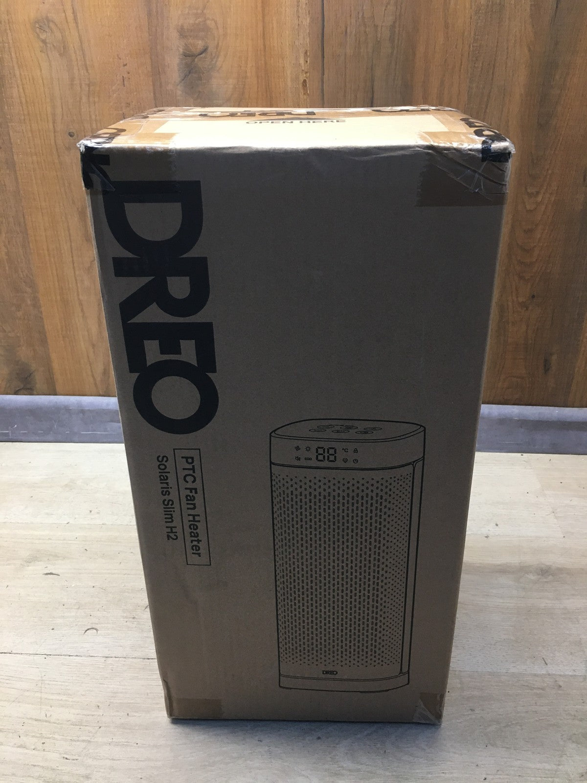 DREO Solaris Slim H2 Heizlüfter Energiesparend Leise, 2000W, I37370