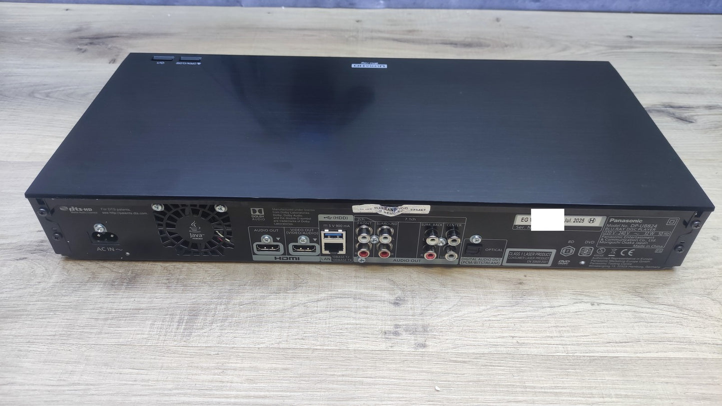 Panasonic DP-UB824 UHD Blu-ray Player I37774