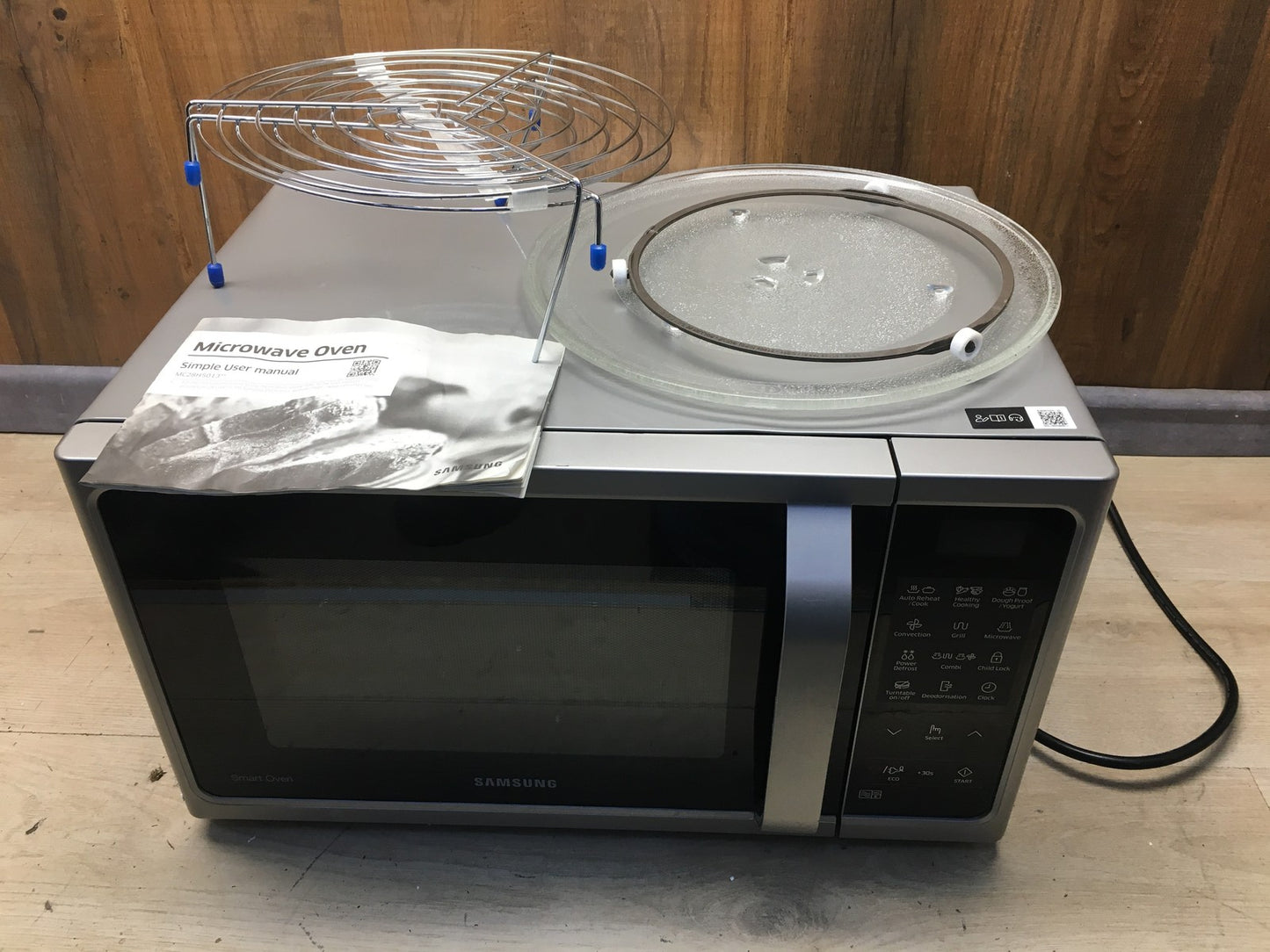 Samsung Smart Oven Mikrowelle mit Grill MC28H5013AS, 28L, 900W, I38795