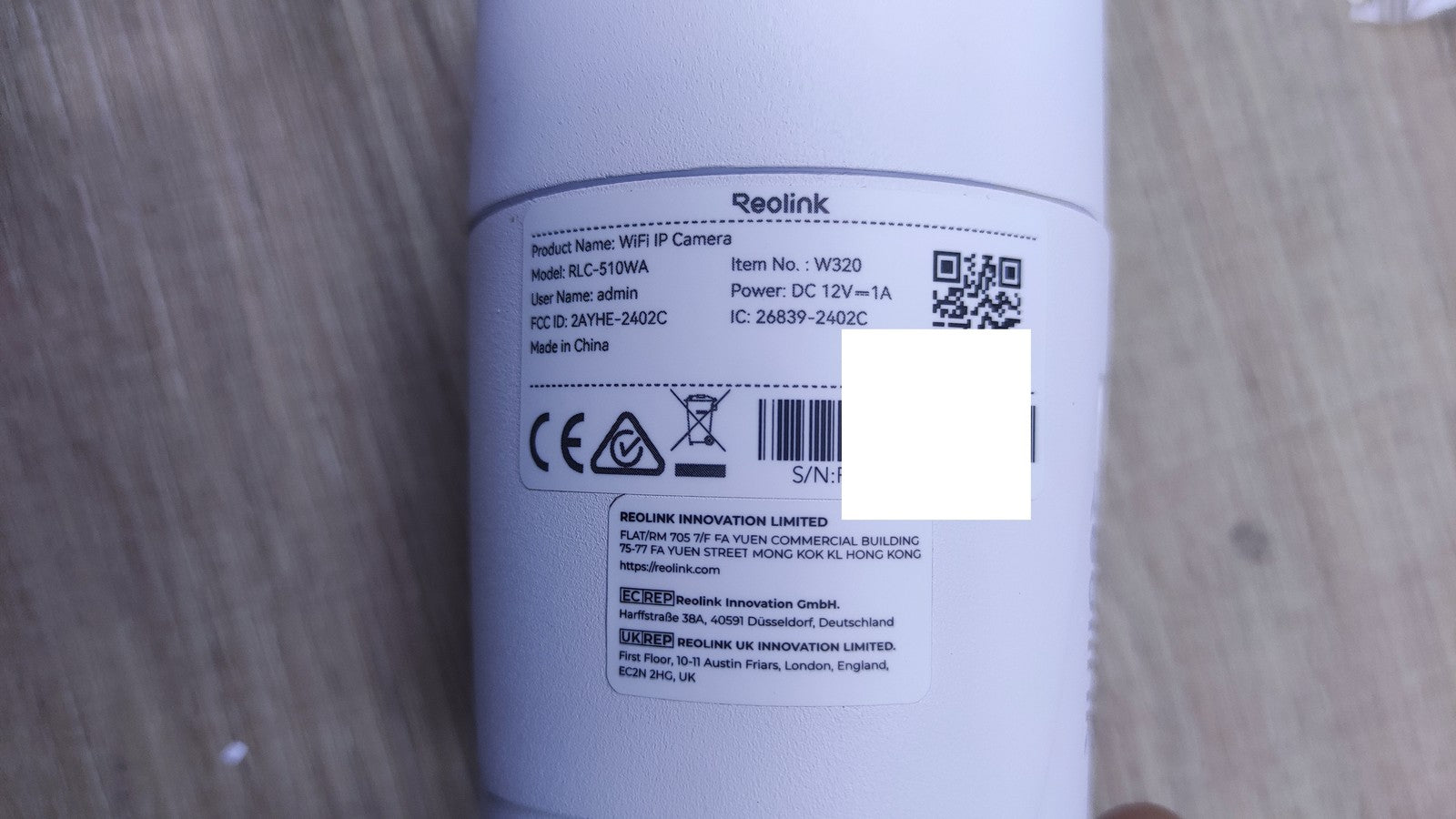 Reolink 5MP WLAN Überwachungskamera RLC-510WA, Aussen, I37100