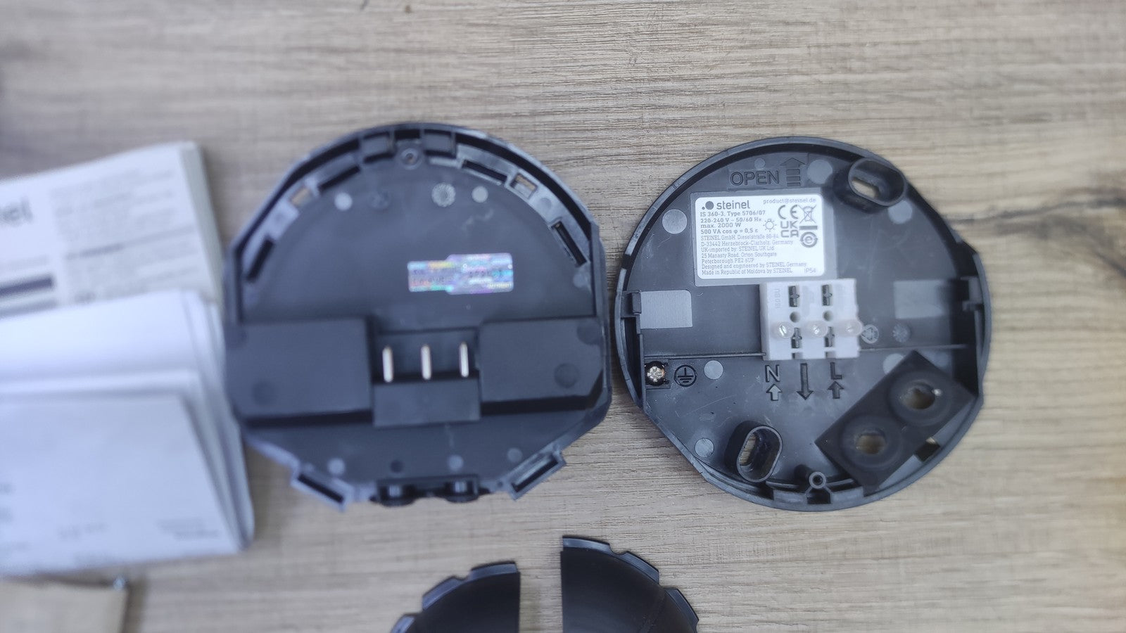 Steinel 6525 Bewegungsmelder IS 360-3 schwarz, 2000 W Schaltlast, I38645