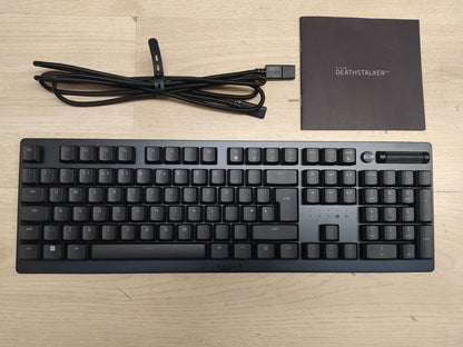 Razer DeathStalker V2 Optische Low-Profile-Gaming-Tastatur, UK-Layout, I36701