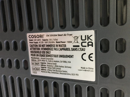 COSORI CAF-LI401S Heißluftfritteuse 3.8L, 1500W, I35612