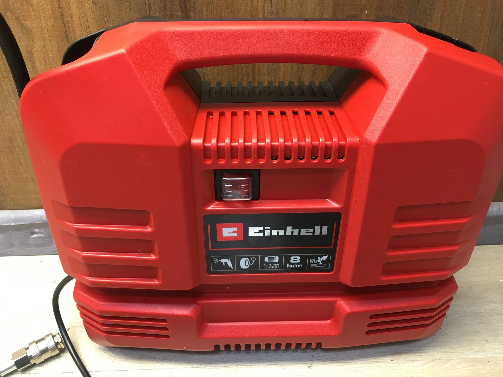 Einhell Kompressor TC-AC 190 OF Set (1100 W, 190 L/min Ansaugleistung), I38042