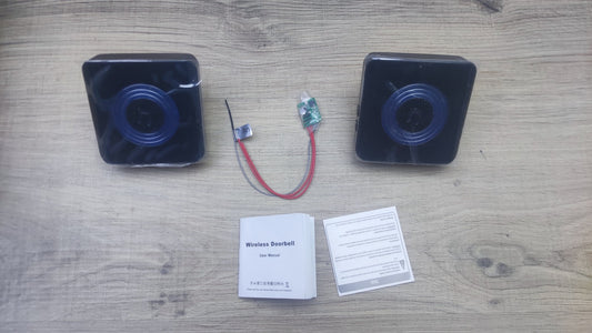 Satisure 2 Empfänger 1 Sender Türklingel Erweiterungsset, I38023