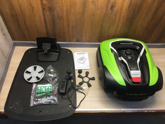 Greenworks Mähroboter Optimow 10 GRL110 für Grunsdstück bis zu 1000m2, I38216