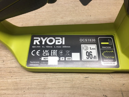 Ryobi OCS1830 Akku-Kettensäge (5133002829) SOLO, I37342