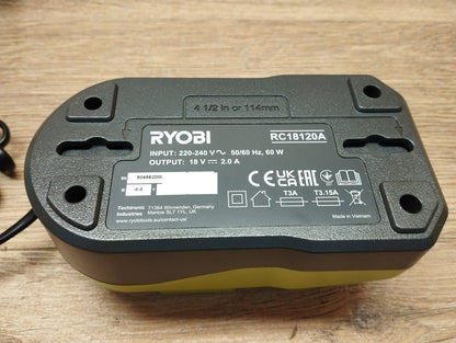 RYOBI 18 V ONE+ Akku-Starter-Set RC18120-140X, 4,0 Ah Akku, I39845