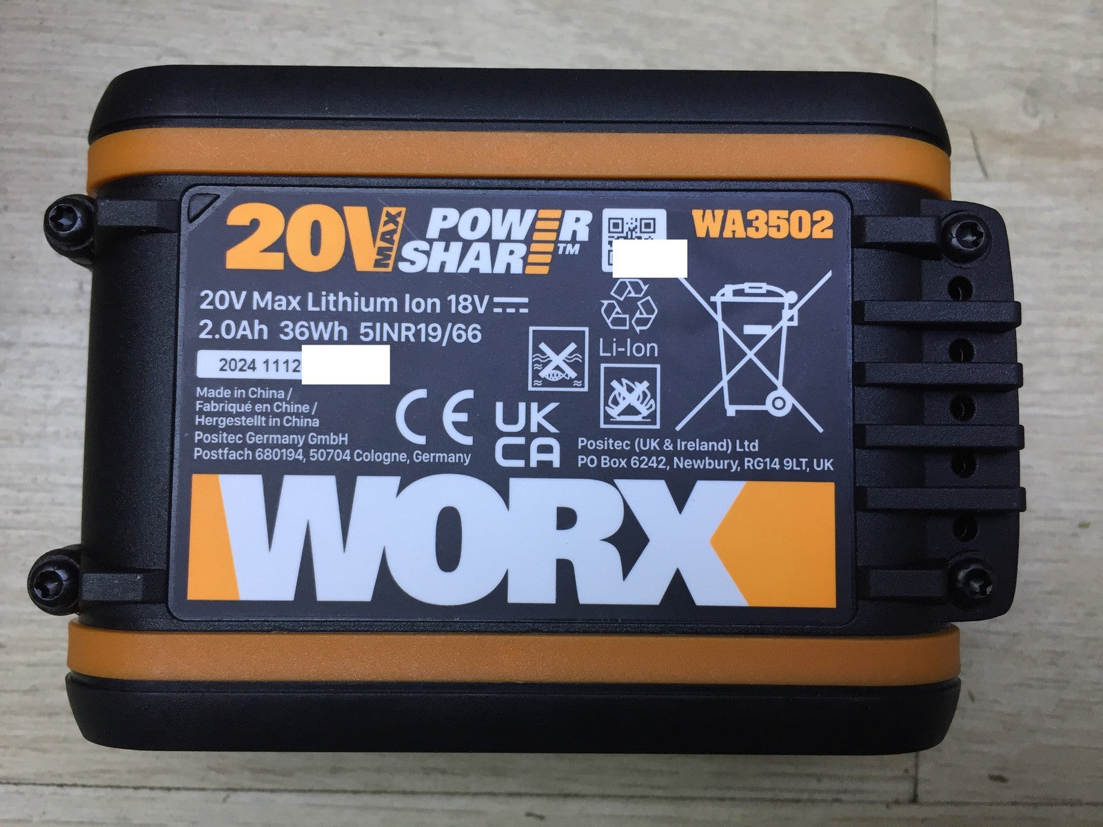 WORX Landroid Vision M550 Mähroboter ohne Begrenzungskabel WR205E, I33569