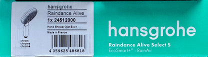 Hansgrohe Raindance Alive Select S Duschkopf wassersparend (24512000)