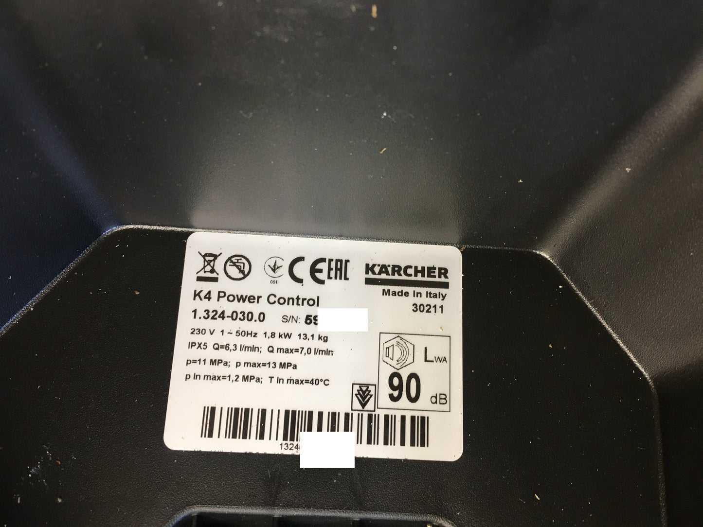 Kärcher Hochdruckreiniger K 4 Power Control 1.324-030.0, I38353
