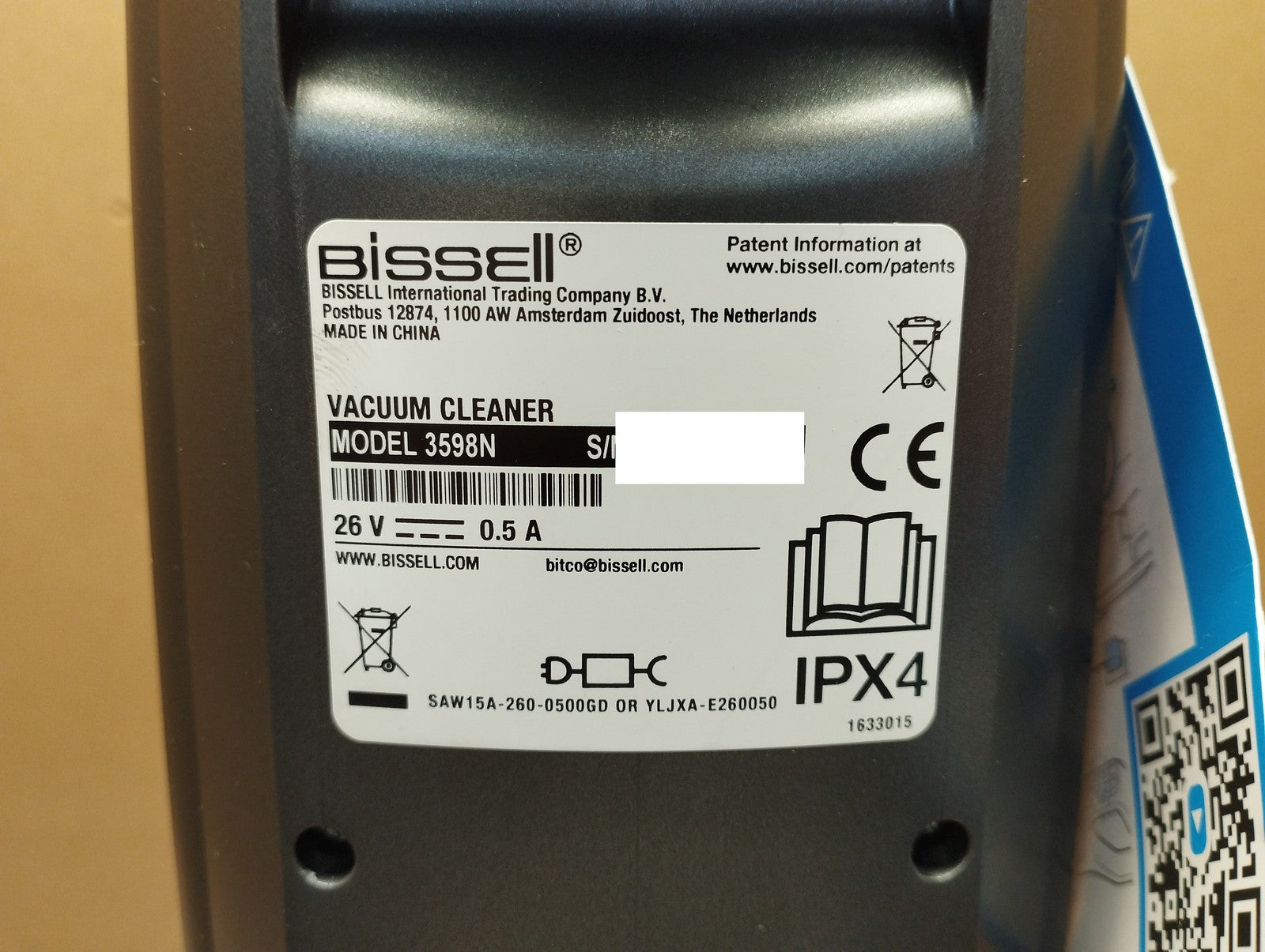 Bissell CrossWave HF3 Kabelloser Nass-/Trockensauger 3598N, I39696