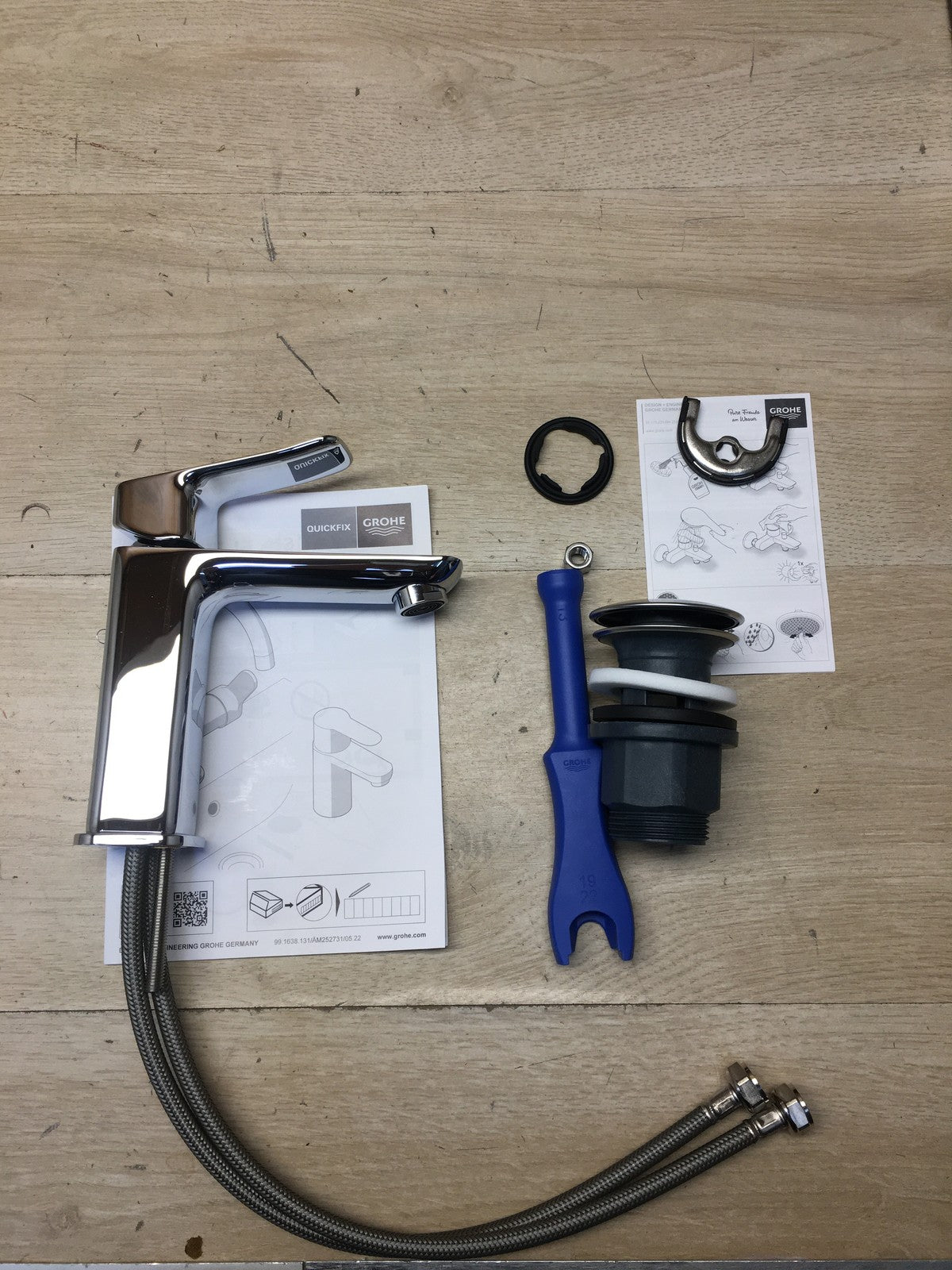 GROHE Dice energiesparende Waschtischarmatur 1018360000, Wasserhahn, I37035
